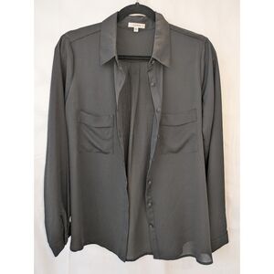 Black Button-Up Shirt